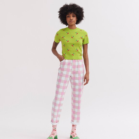 Lazy Oaf “Cherry Picked” Knitted T-Shirt – UK 6 🍒 - Picture 5 of 12